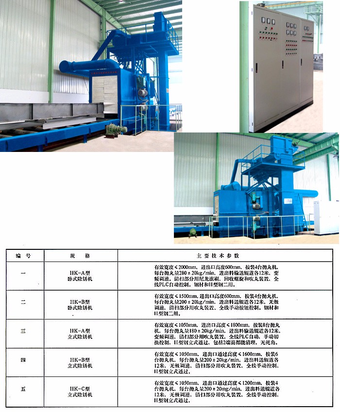 H型钢抛丸清理机价格